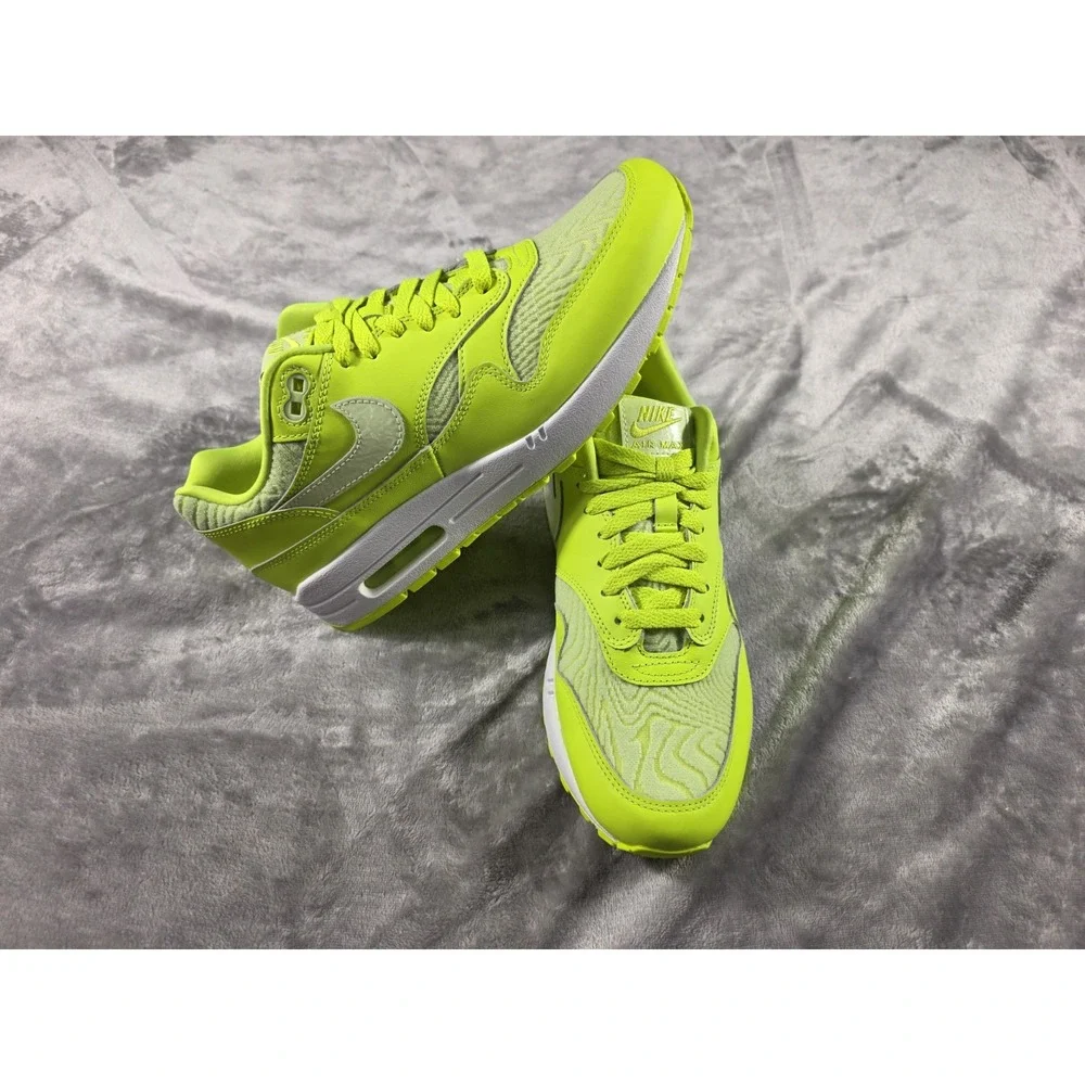 Nike Air Max 1 Topography Volt FN6832-702 Men's Size 8 NEW w/Damage Box